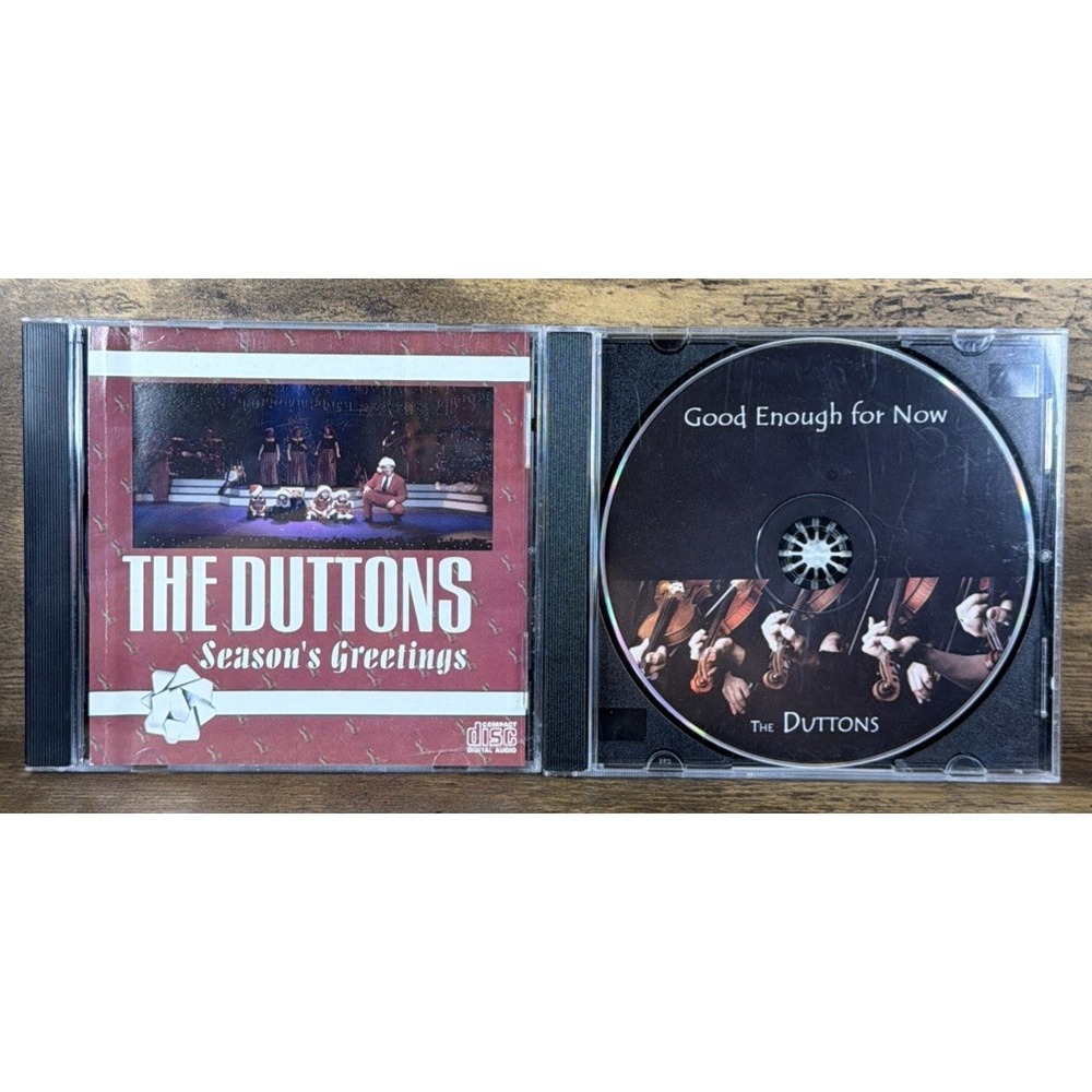 The Duttons 2 CD Lot Good Enough For Now & Seasons Greetings Country Bluegrass